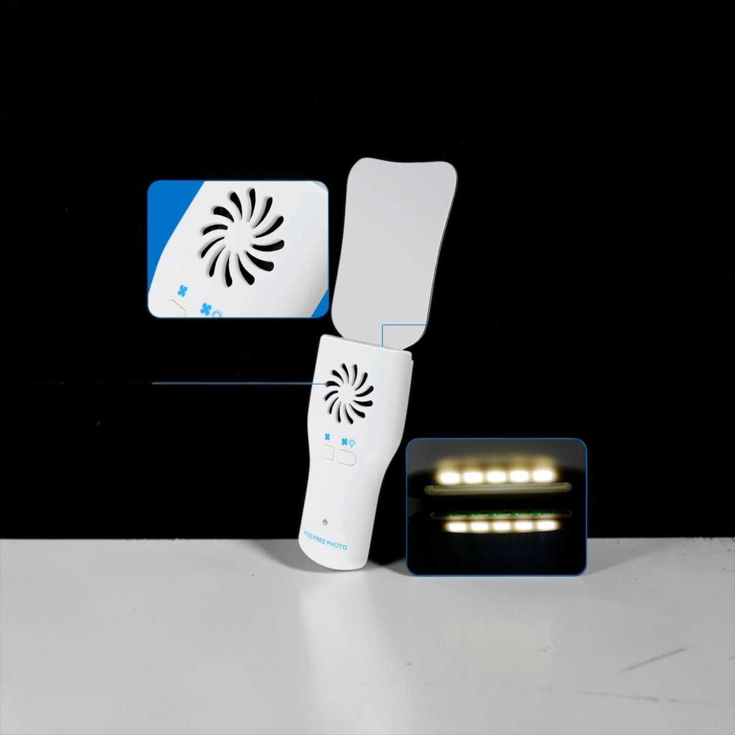 Antifog mirror